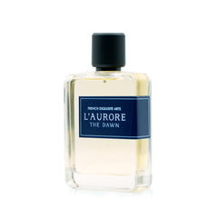 L'aurore The Dawn perfume bottle tilt – French floral extrait de parfum Kaizen Fragrances UAE