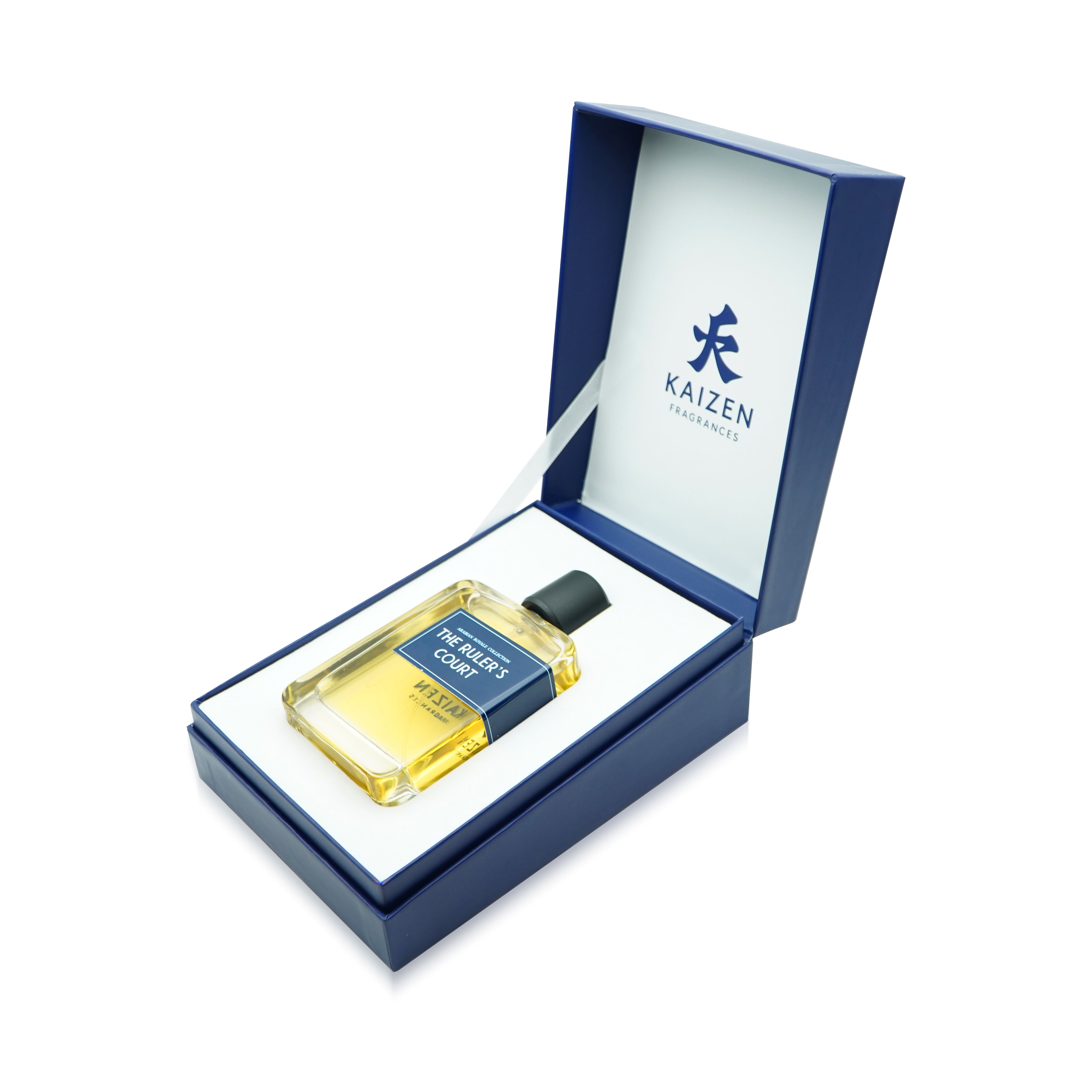 The Ruler's Court gift box packaging – premium Arabian fragrance gift UAE Kaizen Fragrances